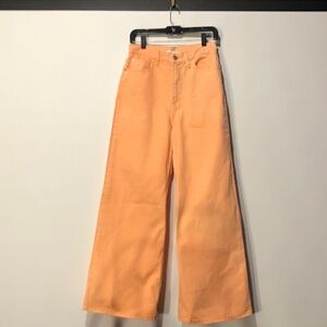 BDG Urban Outfitters Peach Flare Wide-Leg Jeans